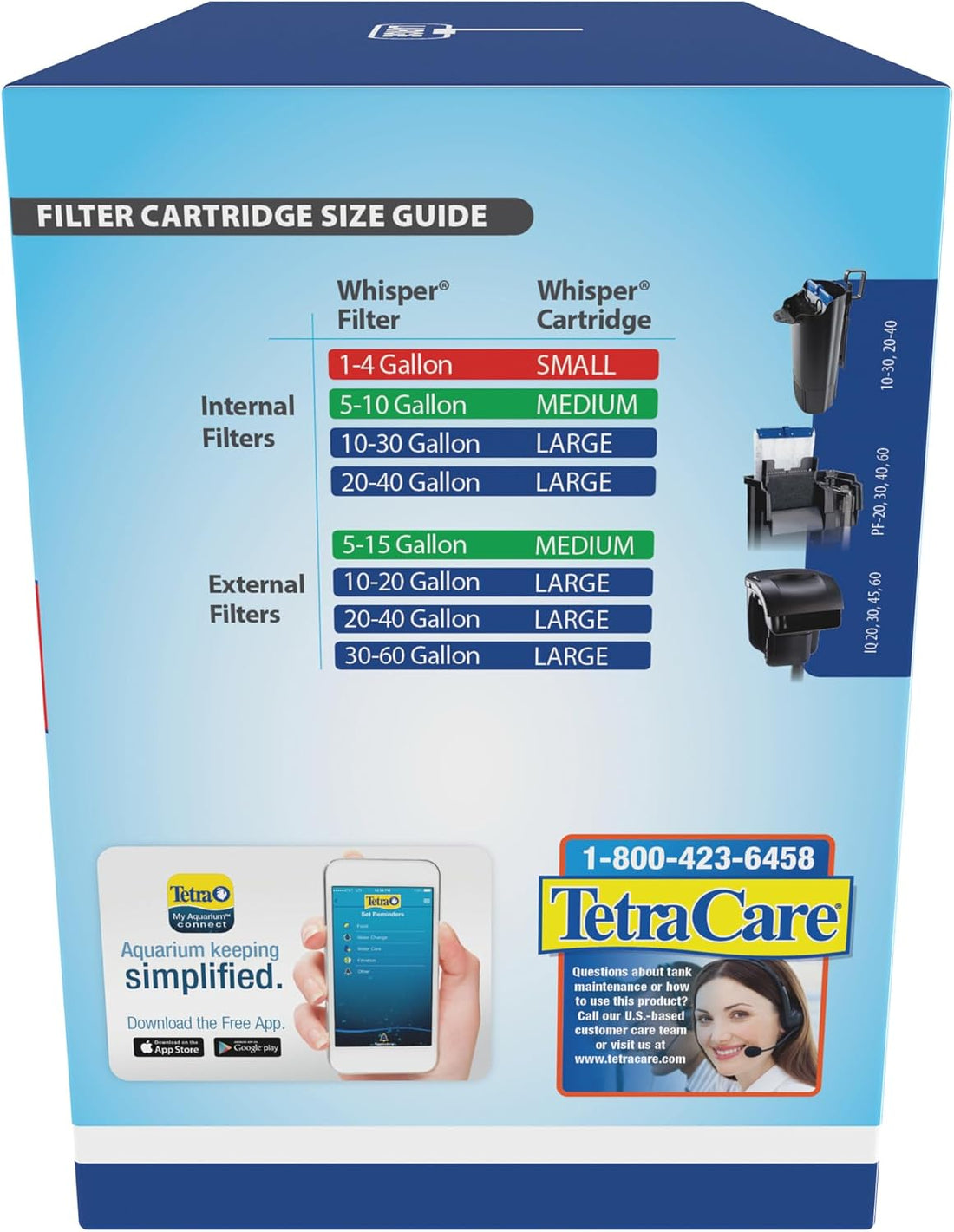 Tetra Whisper Bio-Bag Large Filter Cartridges for Aquariums, 12 Count