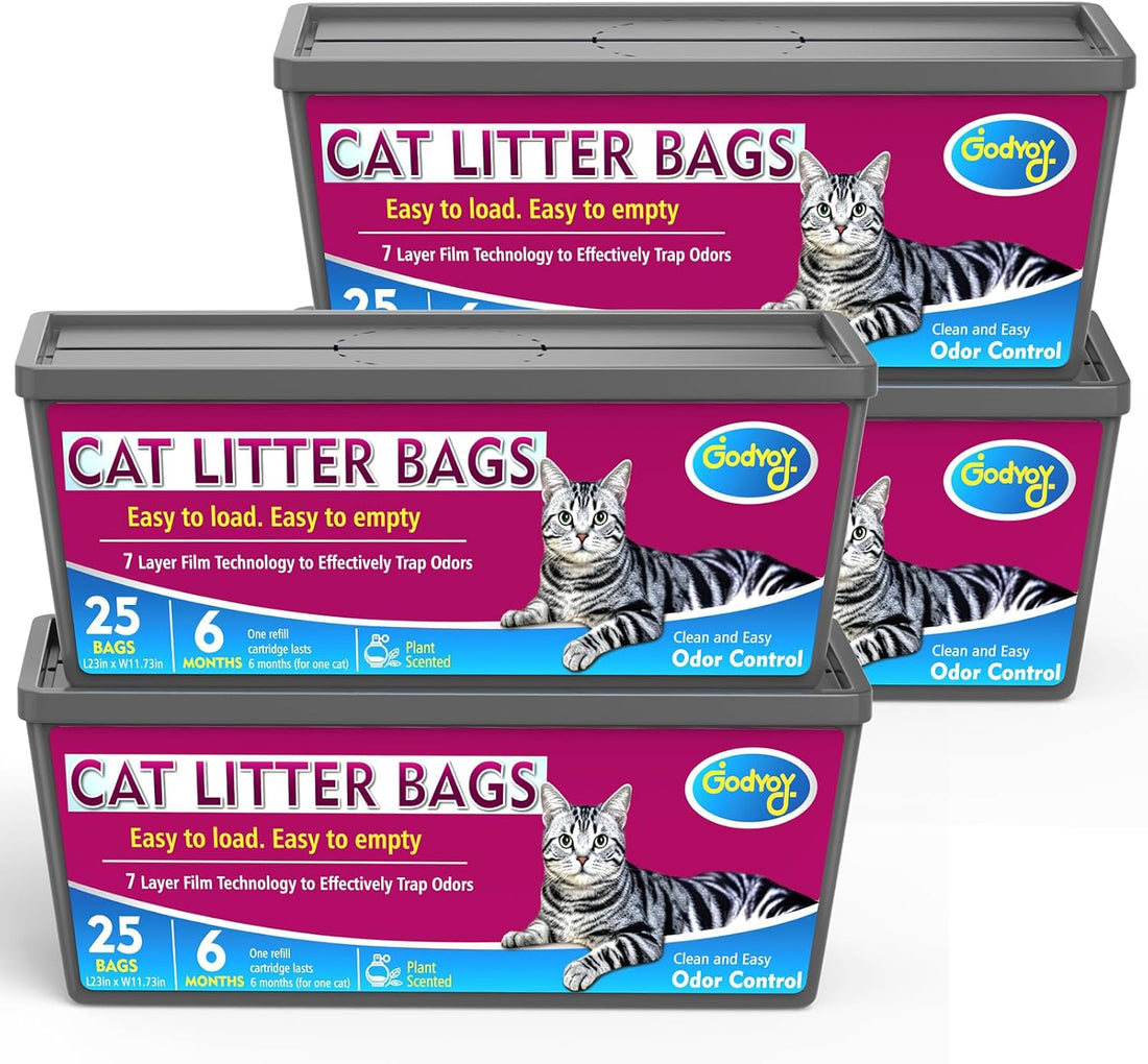 Cat Litter Refill Bags Compatible with Genie Easy Roll Litter Bin
