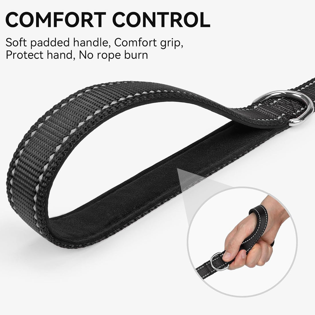Joytale Dog Leash, 6 FT Double-Sided Reflective