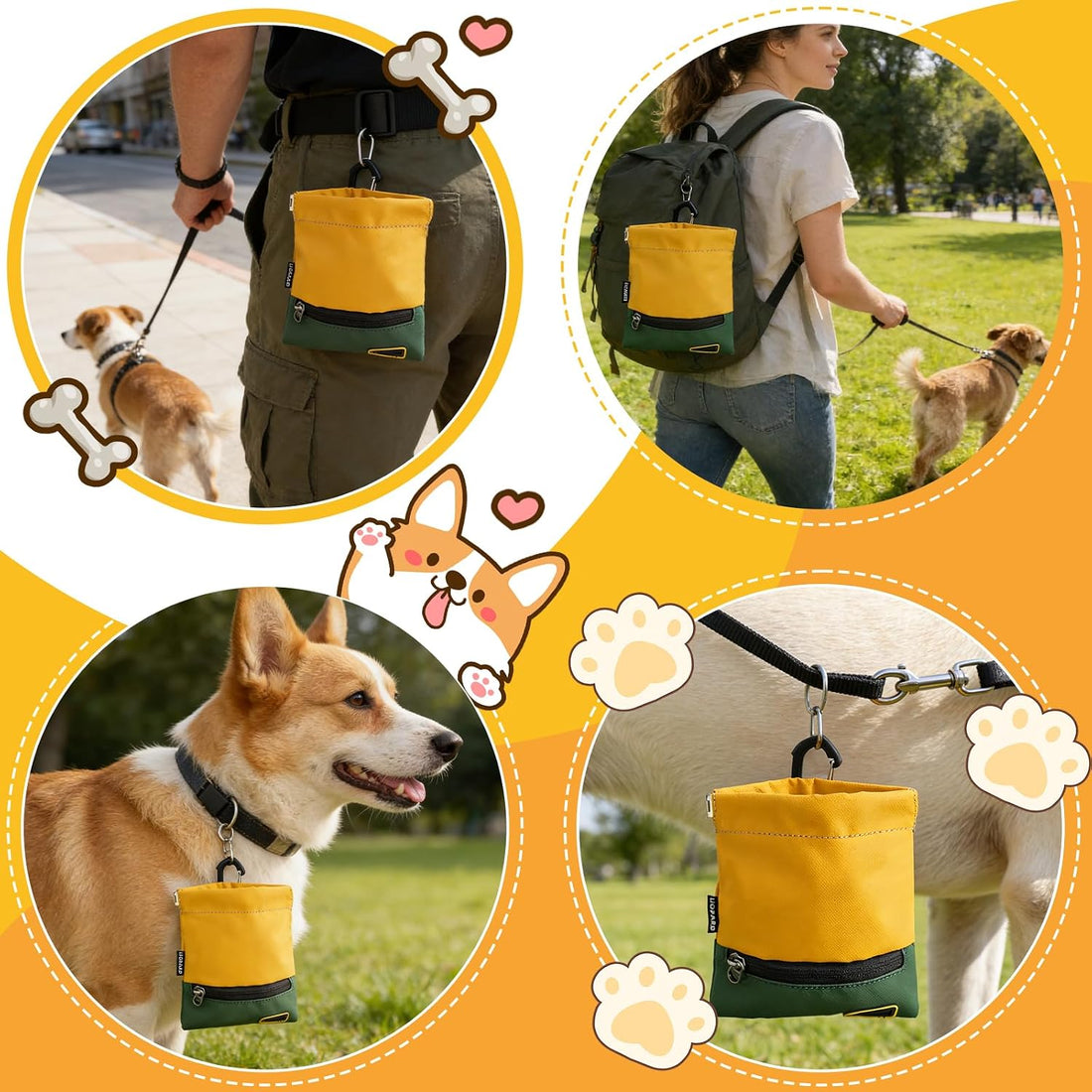 LIOPARD Portable Dog Treat Pouch