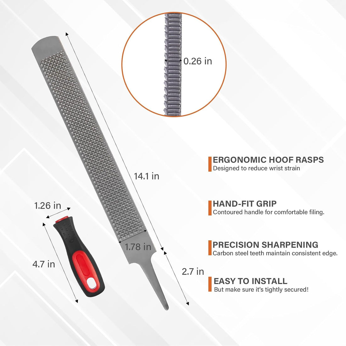 18Inch Professional Farrier Hoof Rasp