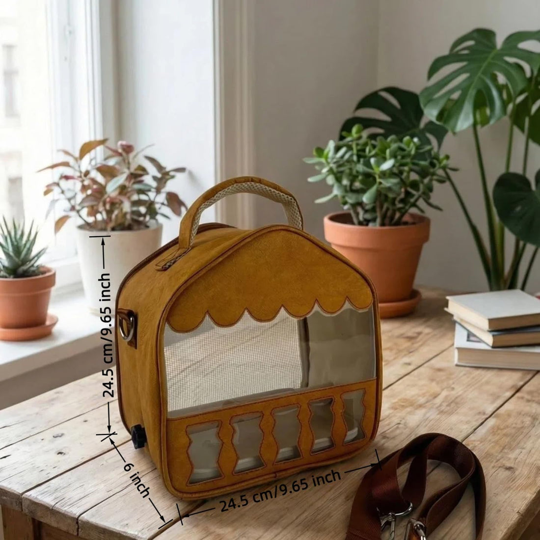 Portable Travel Backpack for Small Birds,for Budgies &Sun Conures