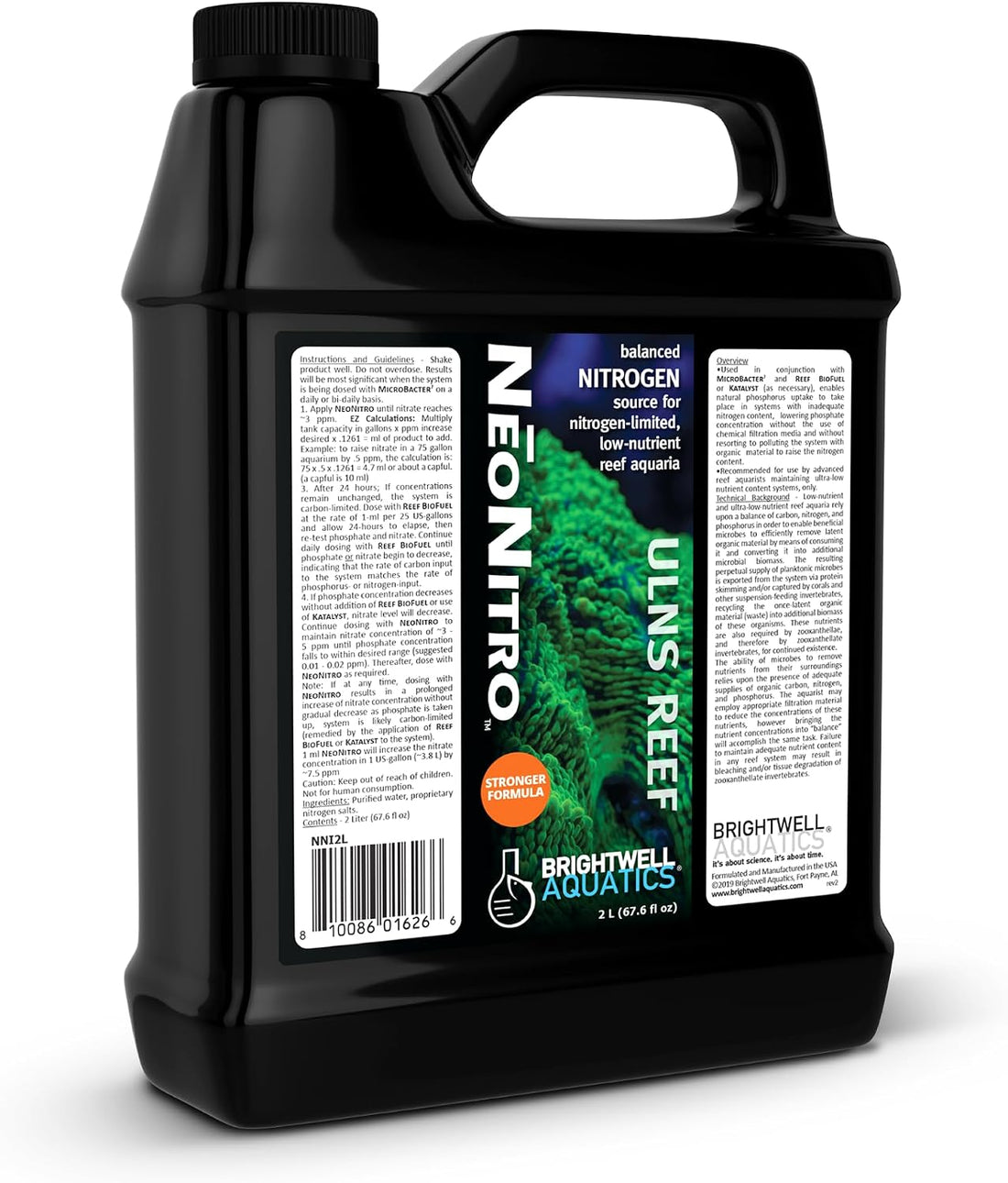 Brightwell Aquatics NēoNitro Nitrate Supplement for Reef Aquariums