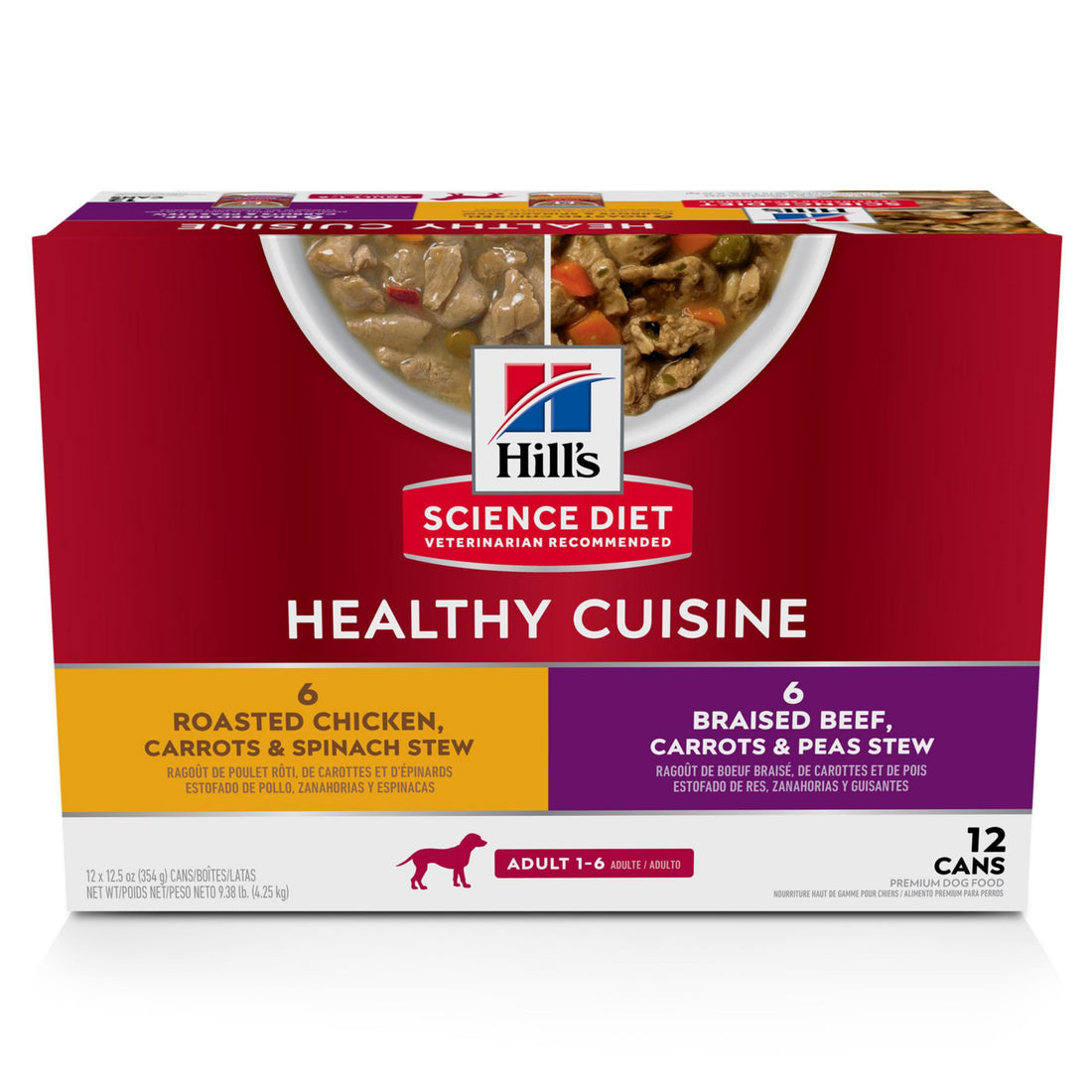 Hill's Science Diet Adult 1-6 Healthy Cuisine Wet Dog Food Variety