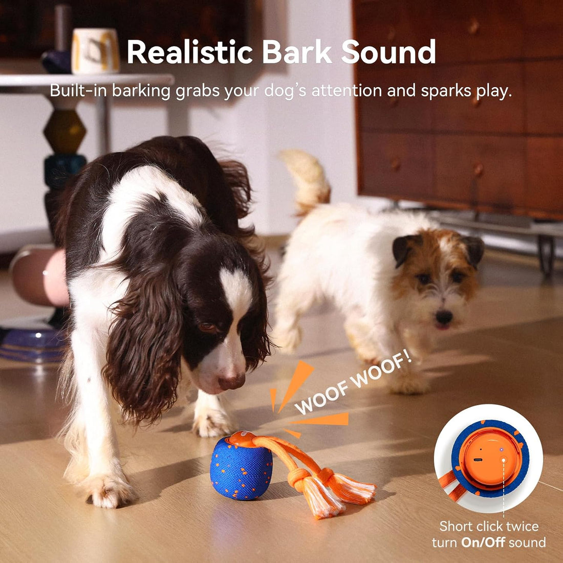 Cheerble Smart Interactive Dog Toy, Wicked Ball Rolly