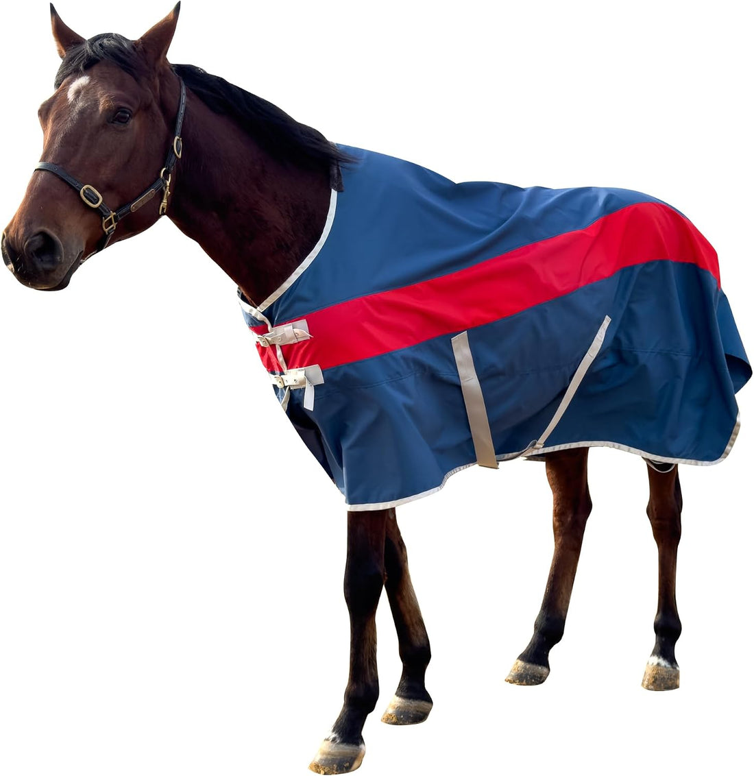 Turnout Blanket for Horses, Waterproof Thickened Horse Sheet