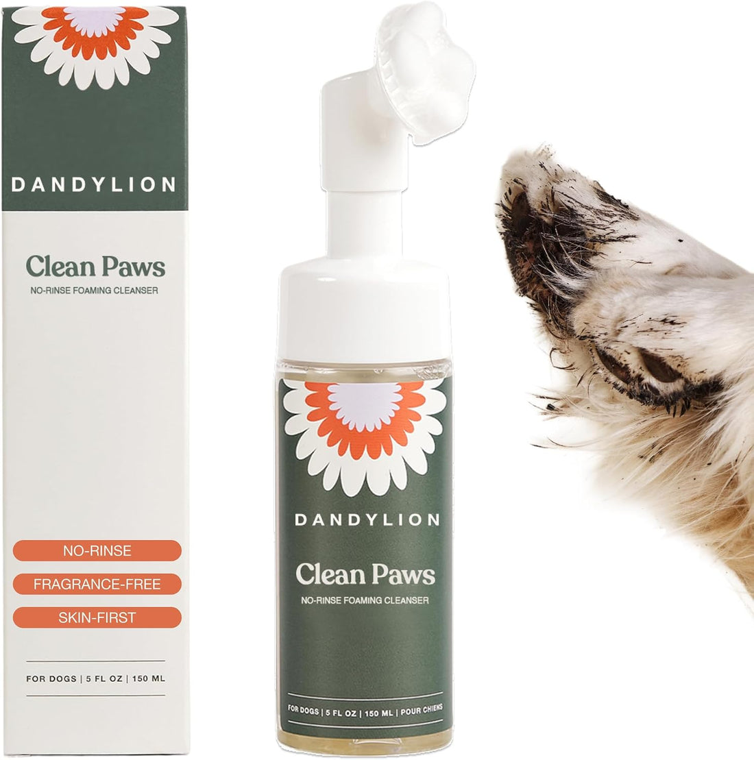 Dandylion Dog Paw Cleaner, Clean Paws, Dog Paw Washer