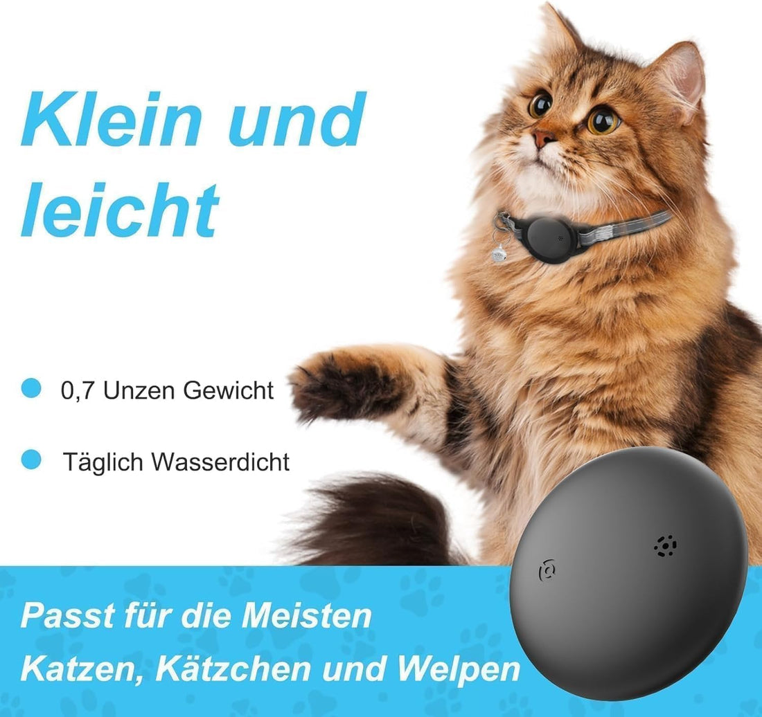 GPS Cat Tracker Collar, (iOSโOnly) Smart Pet Activity Tracking