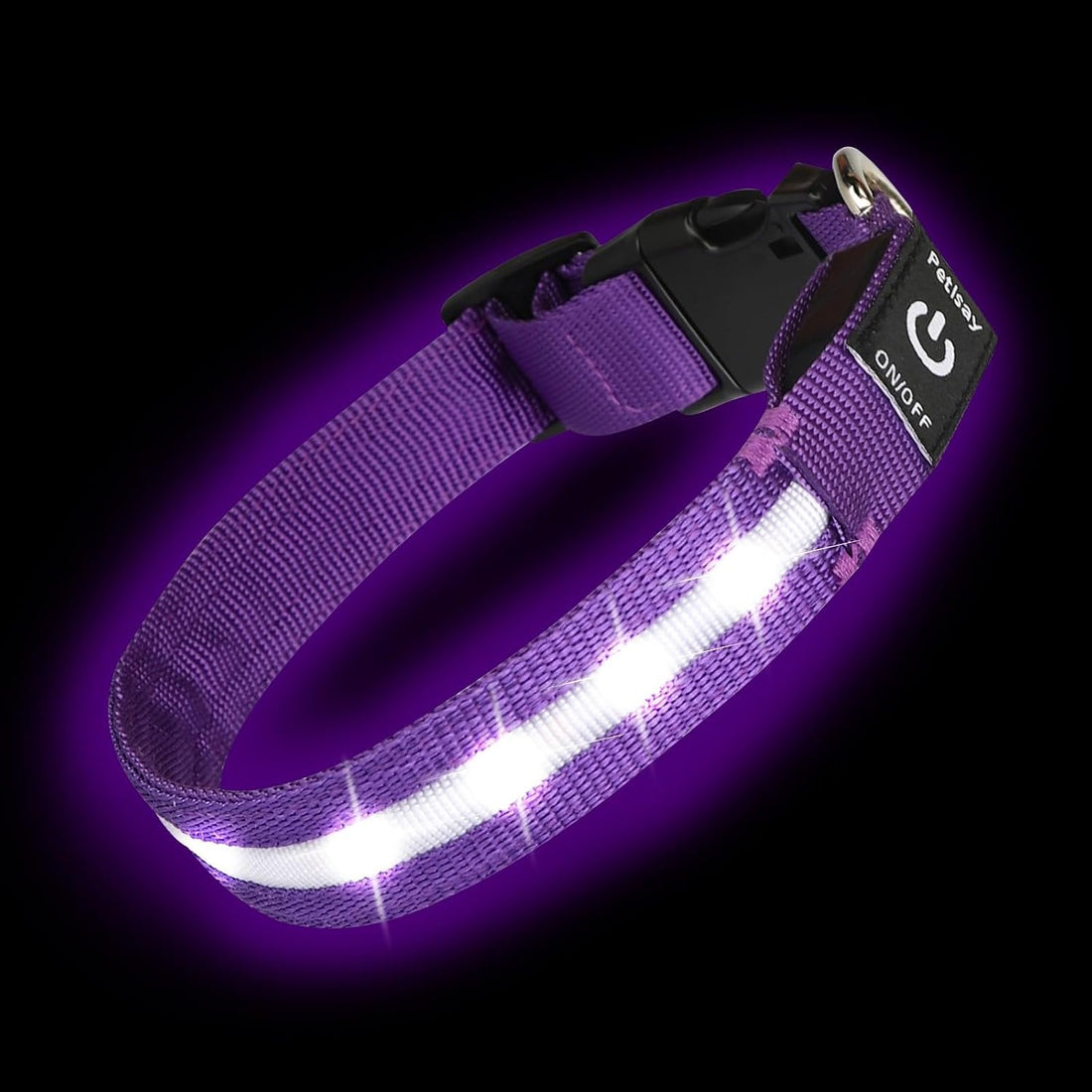 Super Bright LED Dog Collar, Waterproof Light up Collars