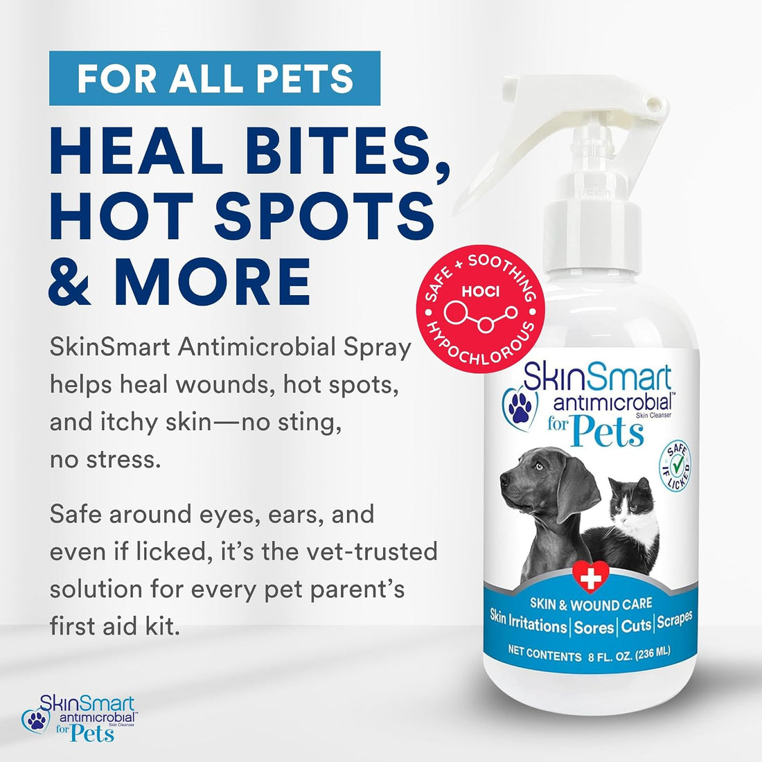 SkinSmart Antimicrobial Wound Care for Pets