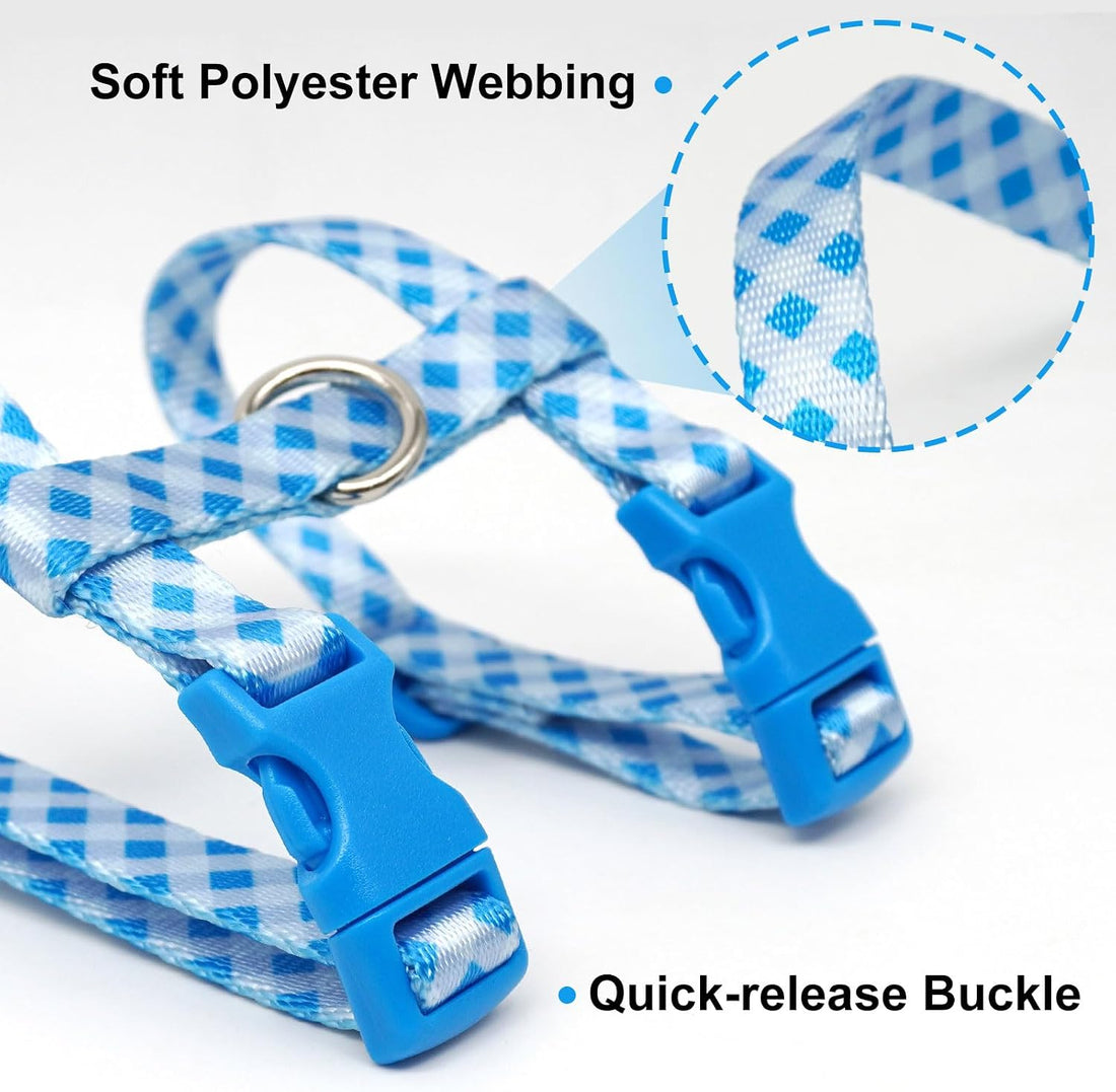 azuza Cat Harness and Leash Set, Escape Proof for Safe Walking