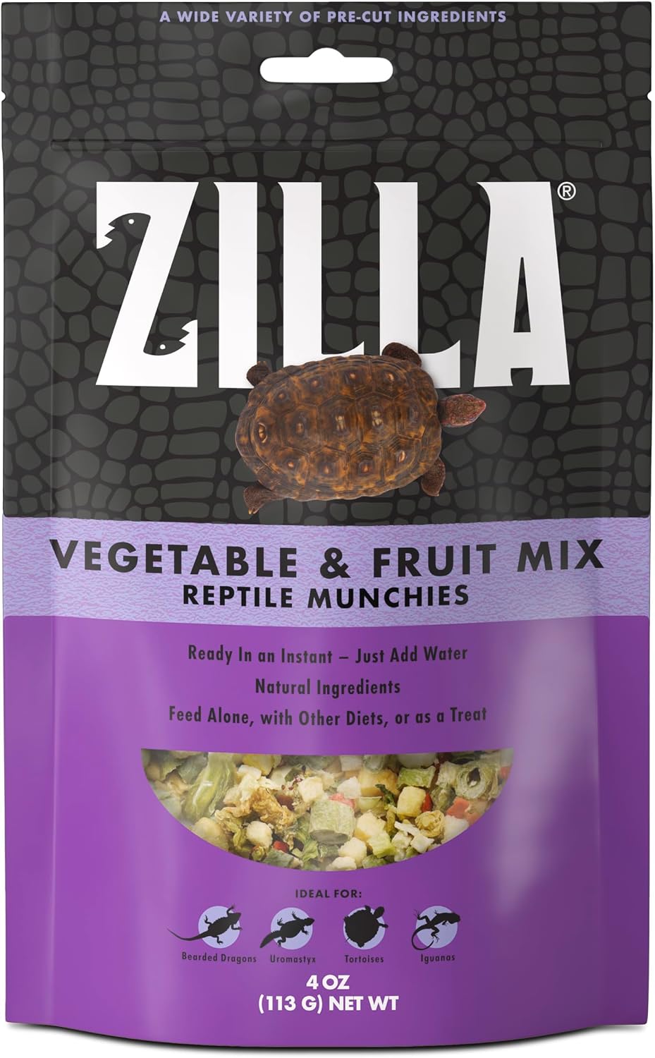 Zilla Reptile Munchies Vegetable and Fruit Mix 4 oz.