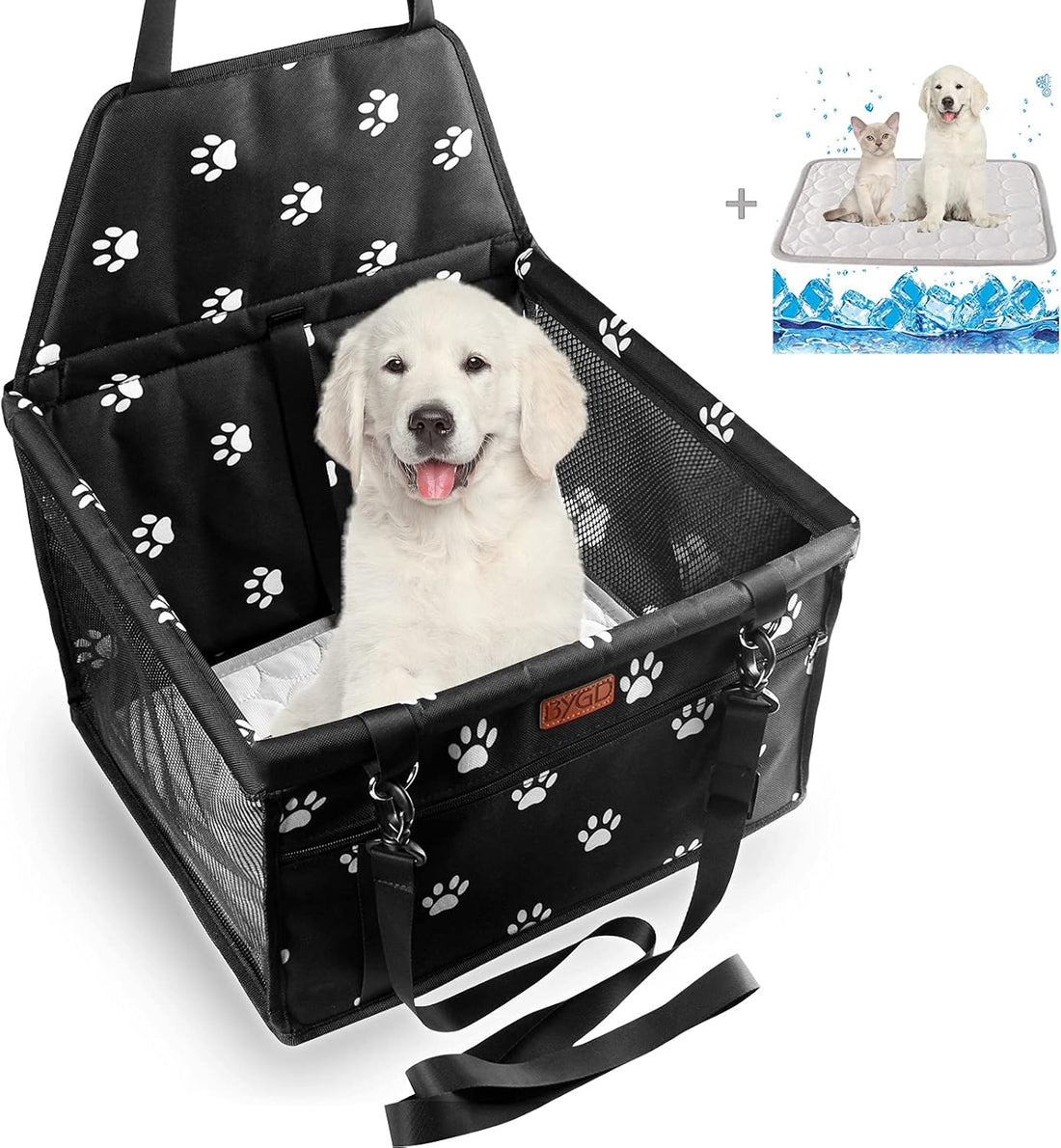 BYGD Portable Pet Dog Booster Seat for Small and Medium Pets