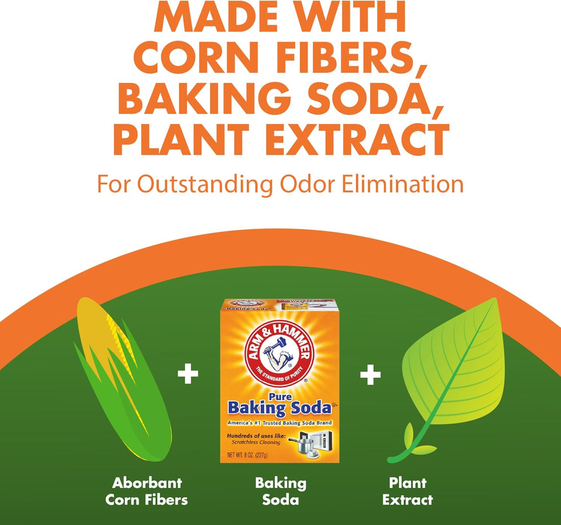 ARM & HAMMER Naturals Clumping Cat , Litter Odor Control