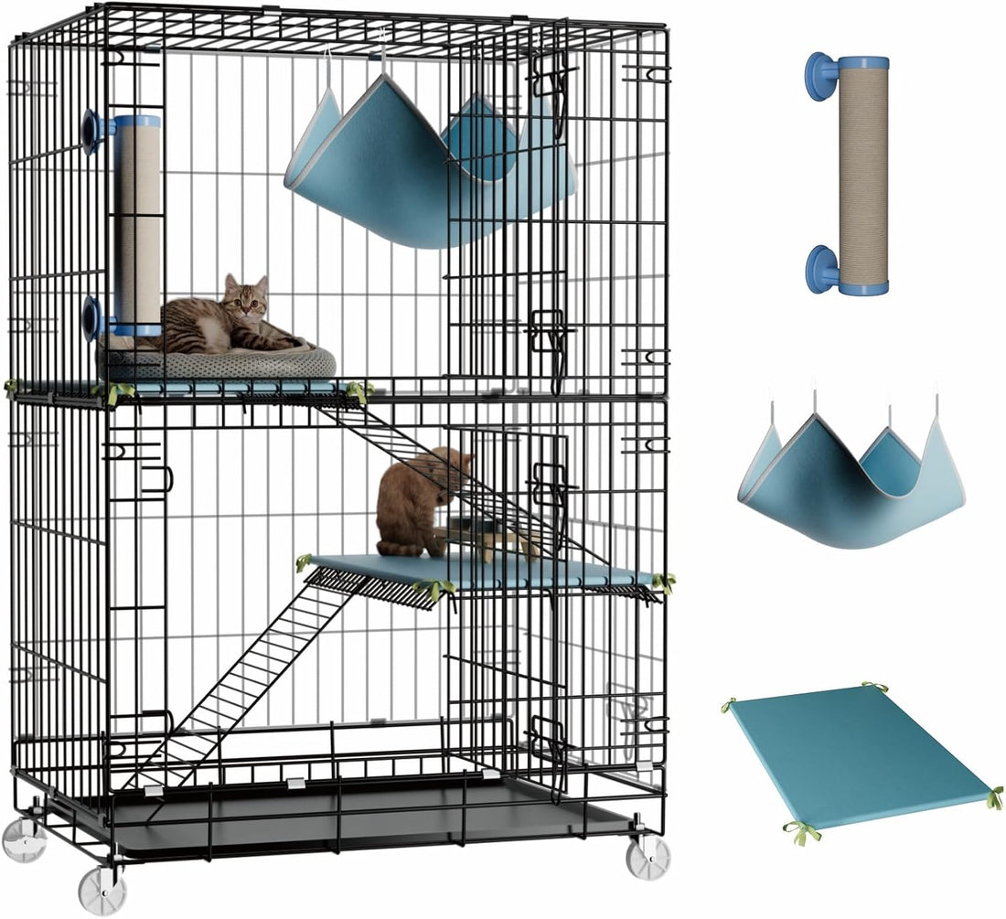 STILLCOVE 4-Tier Cat Cage Indoor