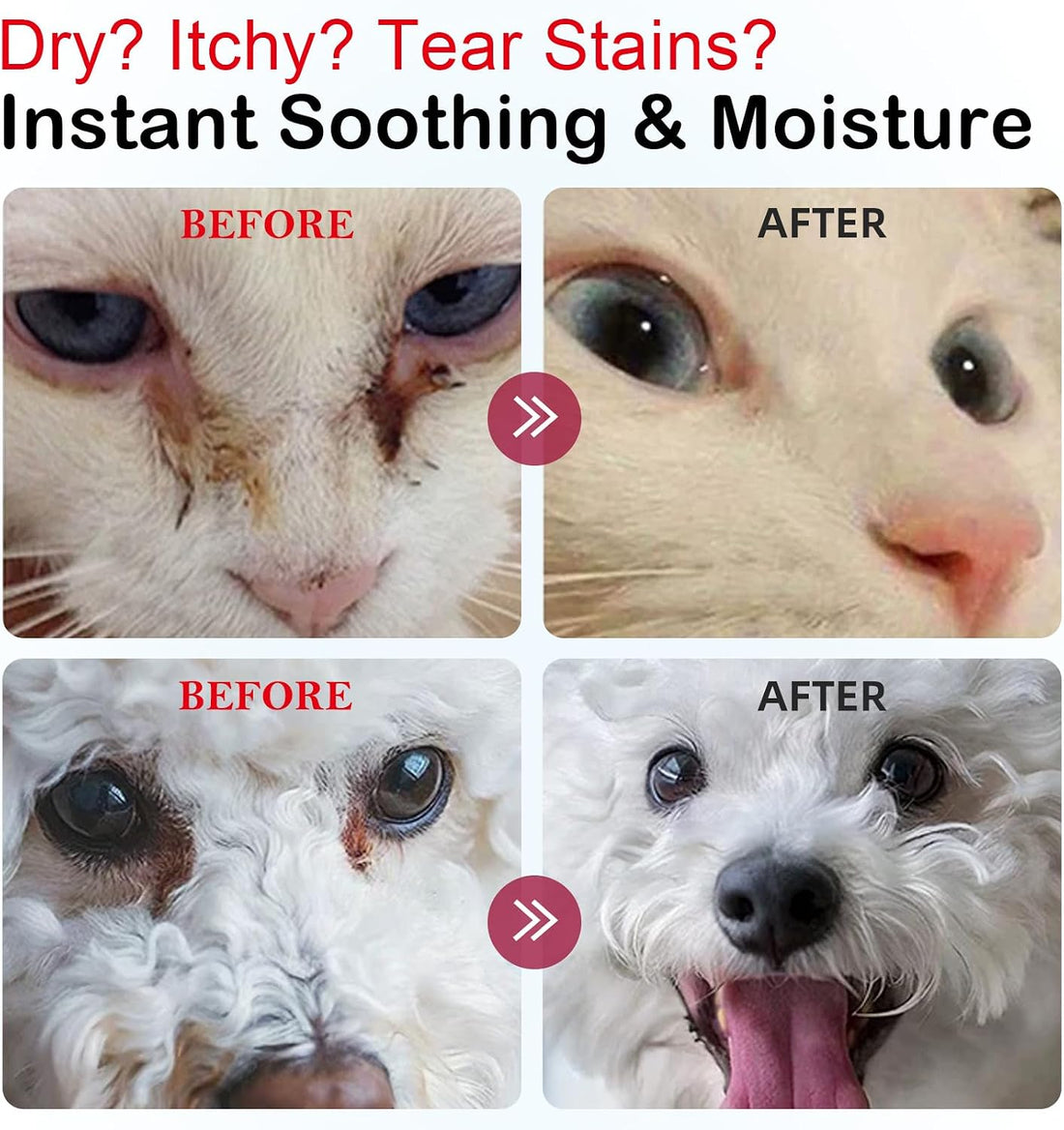 1% Hyaluronic Moisturizing Gel Eye Drops for Dogs & Cats