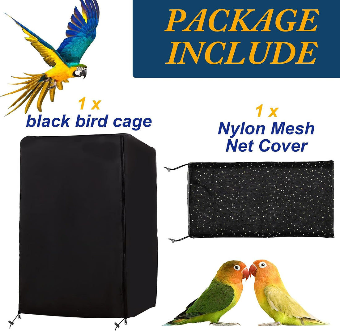 Universal Bird Cage Cover,Pet Cage Cover,100% Shading Oxford Cloth