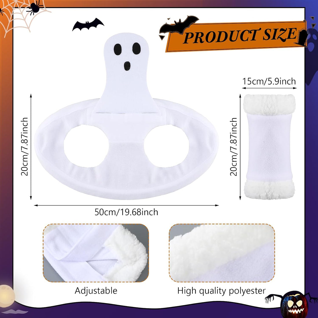 Dansydaisy 5 Pack Horse Halloween Ghost Costume Accessory Set