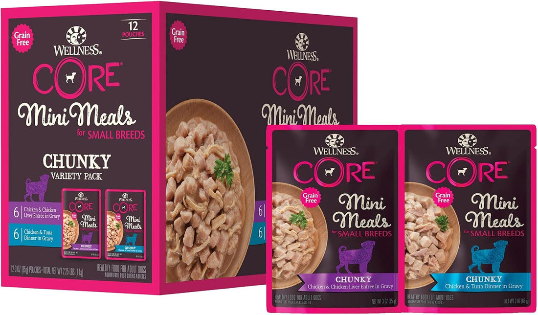 Wellness CORE Small Breed Mini Meals Shredded Variety Pack Adult Wet