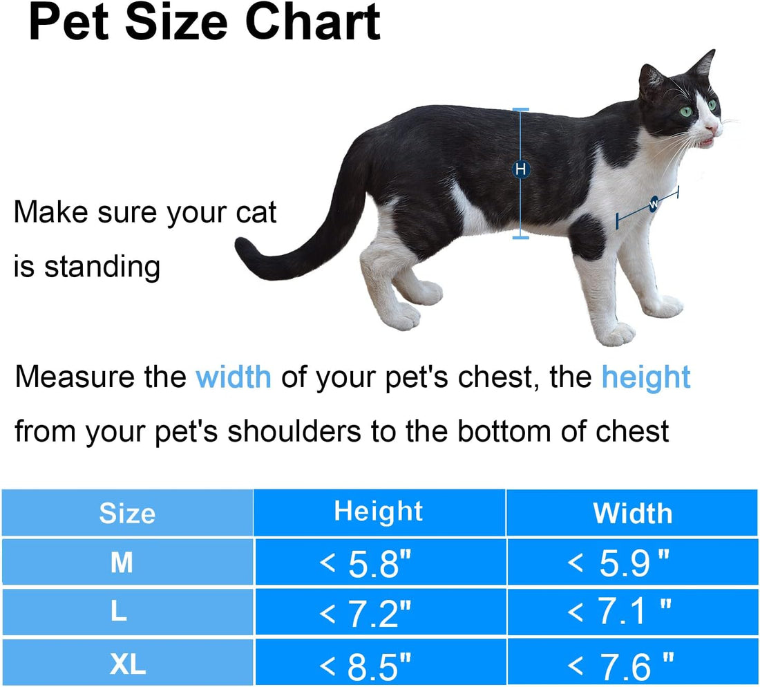 CEESC Medium Cat Door for Interior/Exterior, for Pets <15.75"