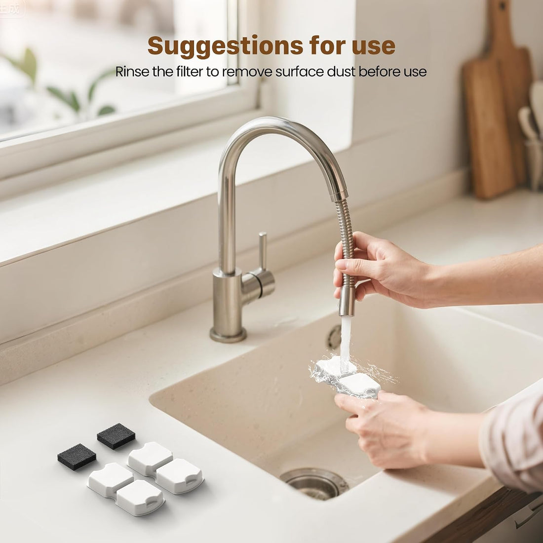 GIOTOHUN Cat Water Fountain Filter: 12 Cat Fountain Filter Replacement
