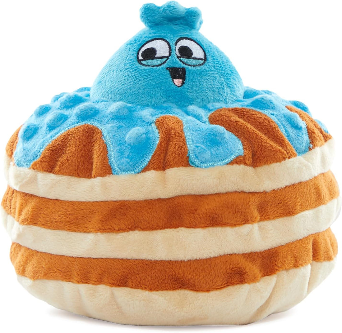 BarkBox Wild Berry Bunch 3-in-1 Interactive Plush Dog Toy