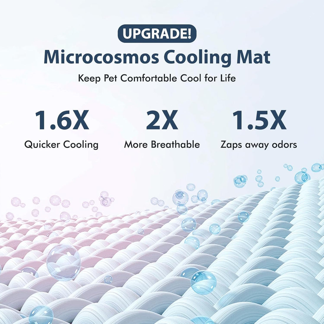 MICROCOSMOS Summer Cooling Mat & Sleeping Pad- Water Absorption Top