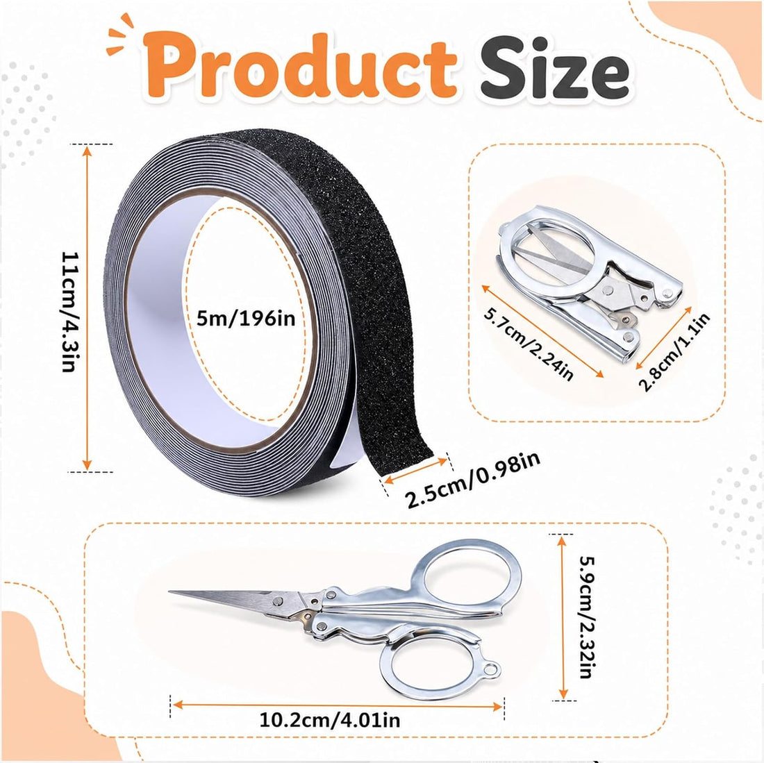 Sugar Glider Trimmer, Track Sandy Wheel Scissor Attachment, 1Pcs