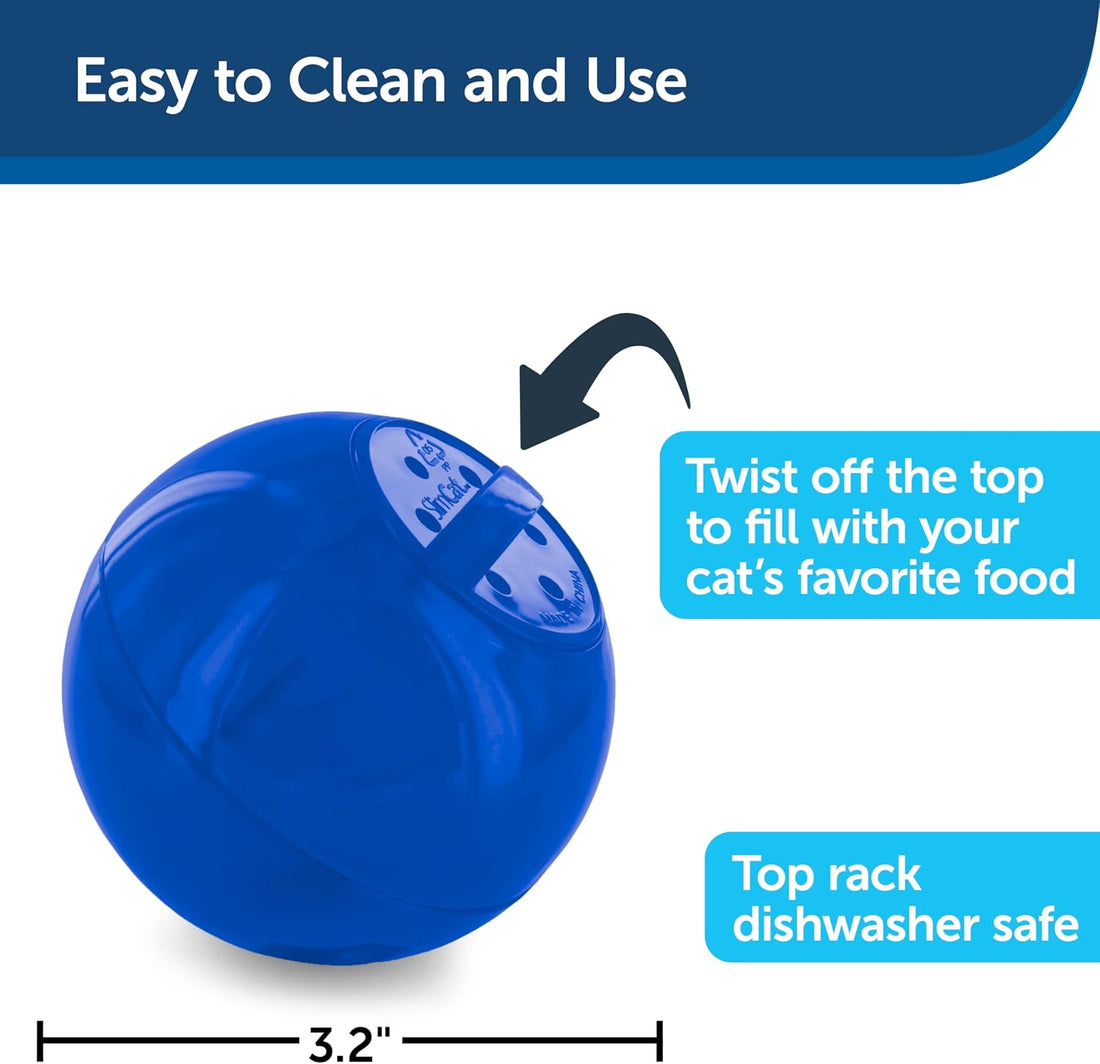 PetSafe Slimcat Slow Feeder Ball for Cats