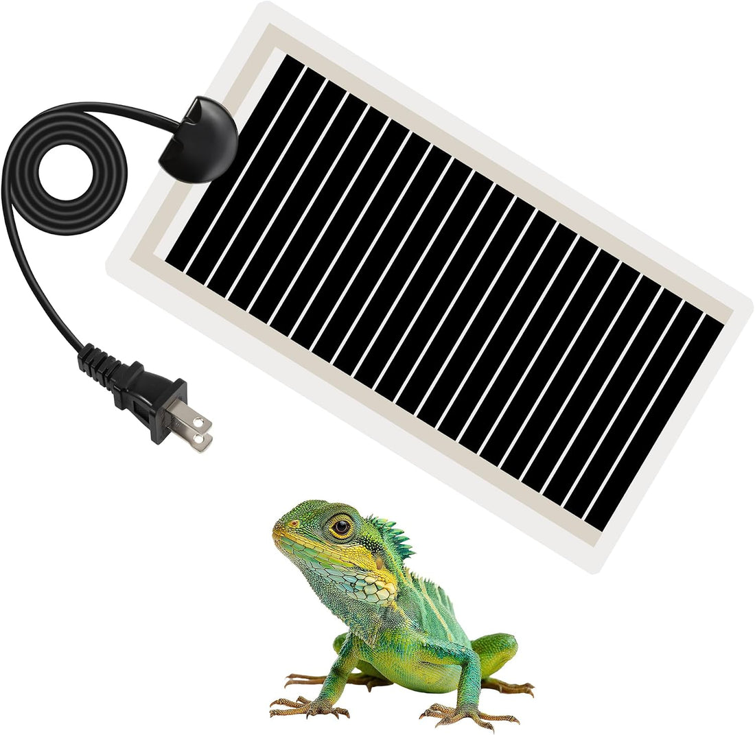Reptile Heating Pad 6 x 5.5 Inch Reptile Heat Mat with Rapid and Even