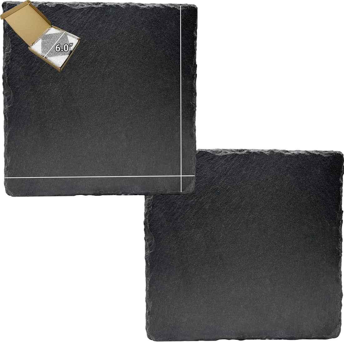 Reptile Basking Platform, 6 x 6 Inches Slate Rock