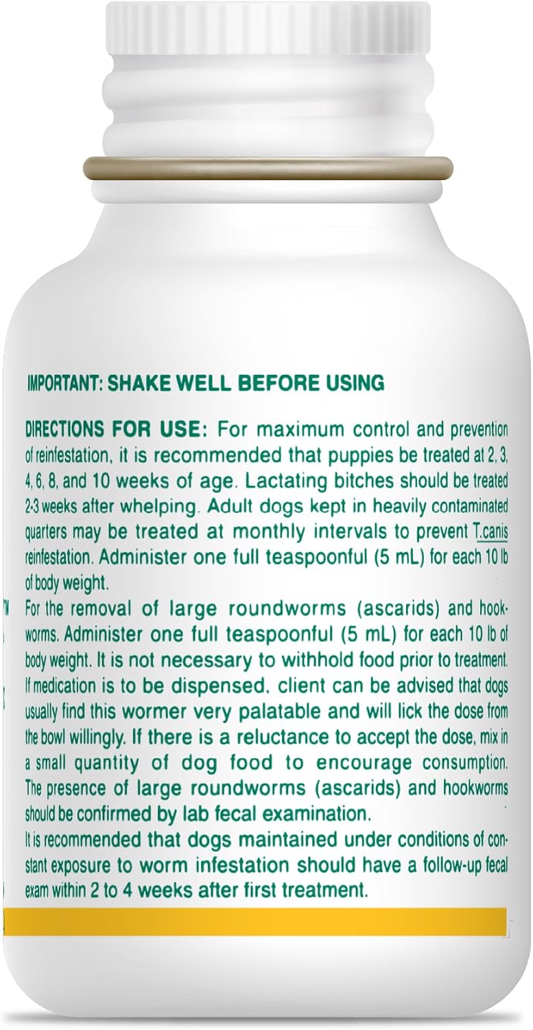 Happy Jack Liqui-Vict 2X Liquid Dog Dewormer for Large
