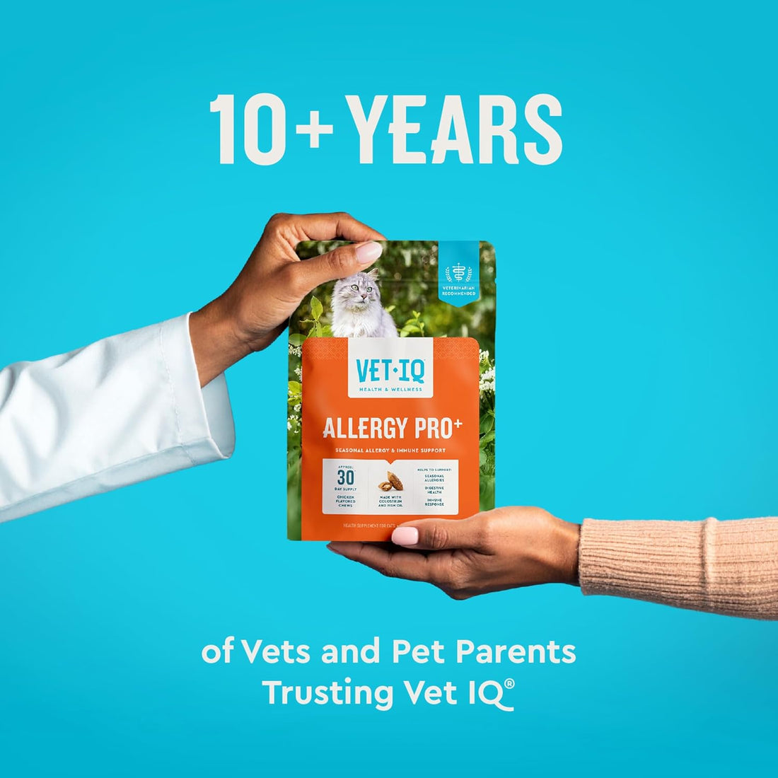 VetIQ Allergy Pro+ Relief, Cat Allergy Treats