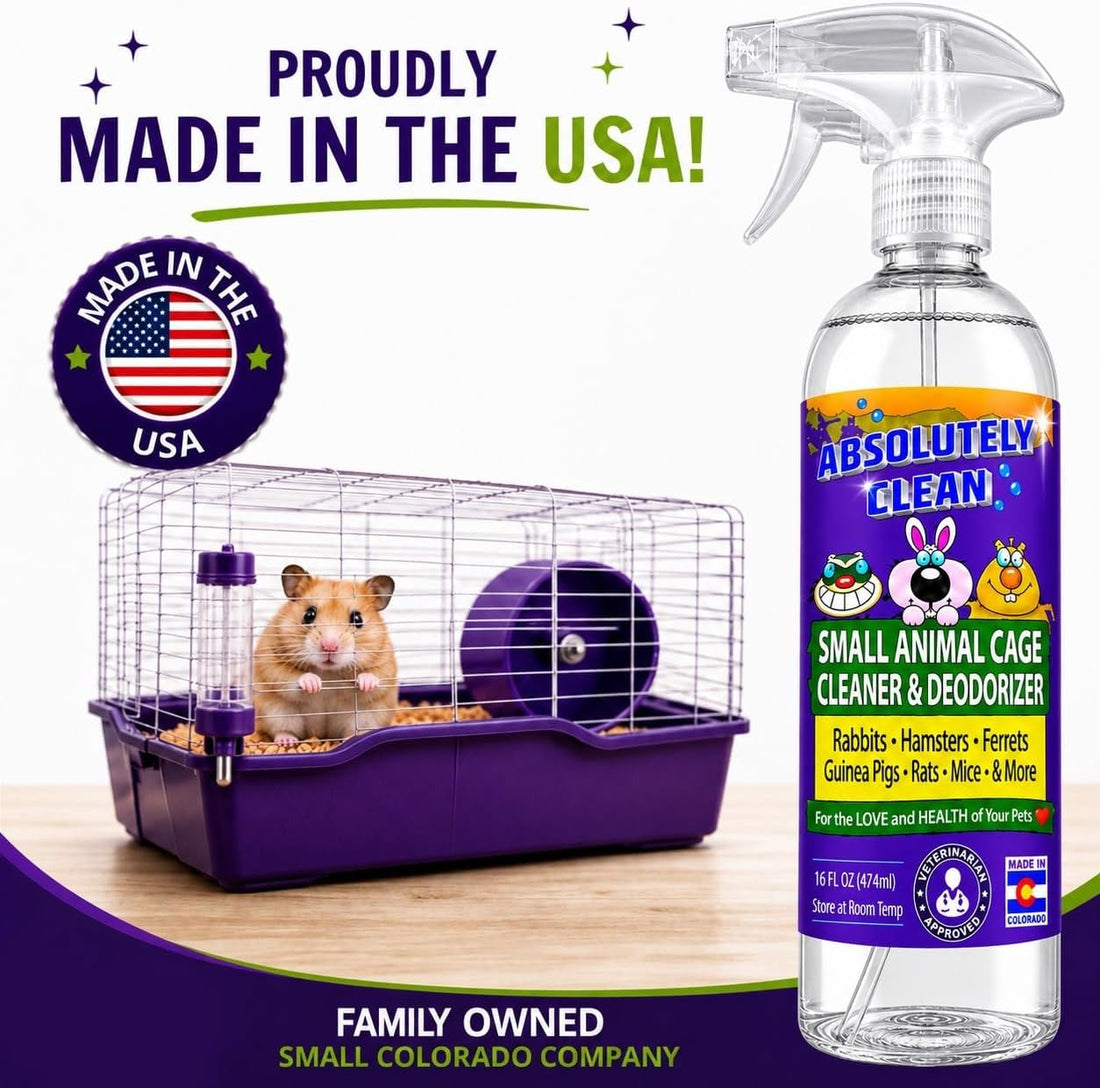 Absolutely Clean Amazing Small Animal Cage Cleaner, Just Spray/Wipe