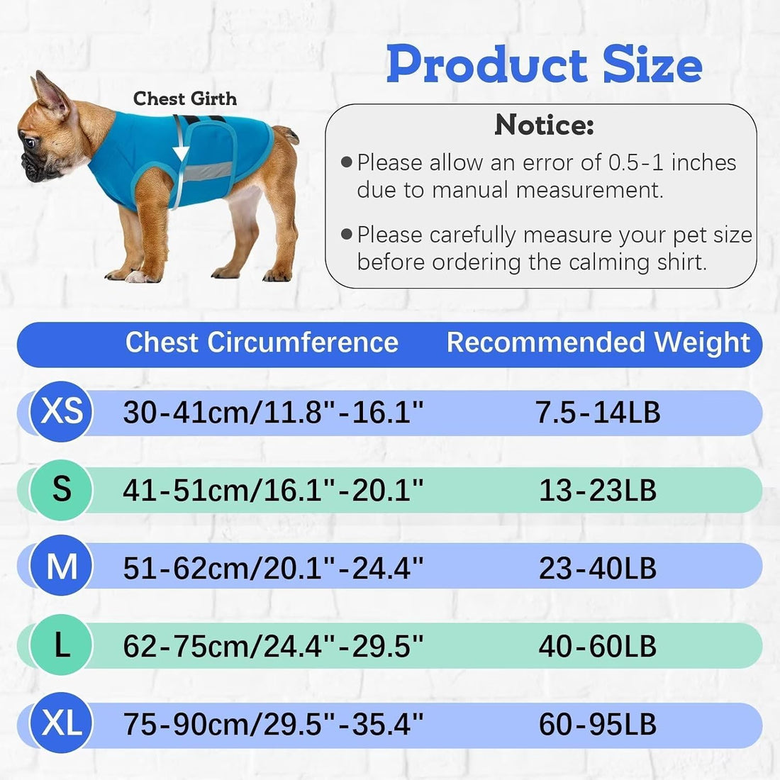 MIGOHI Dog Anxiety Relief Coat, S