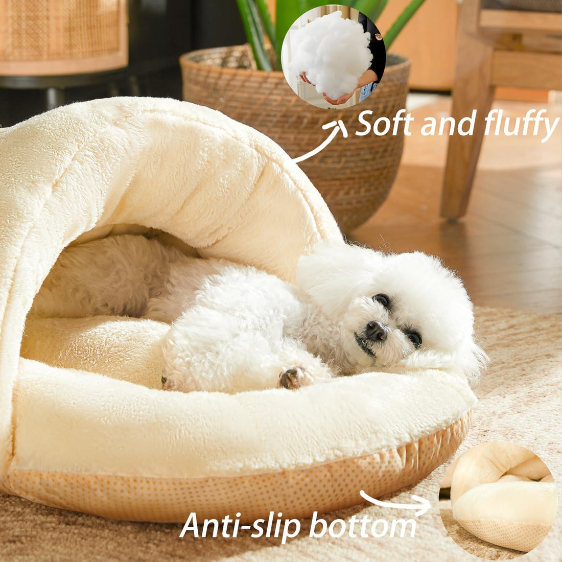 Romaneco Bed for Dog and Cat, Pet Bed