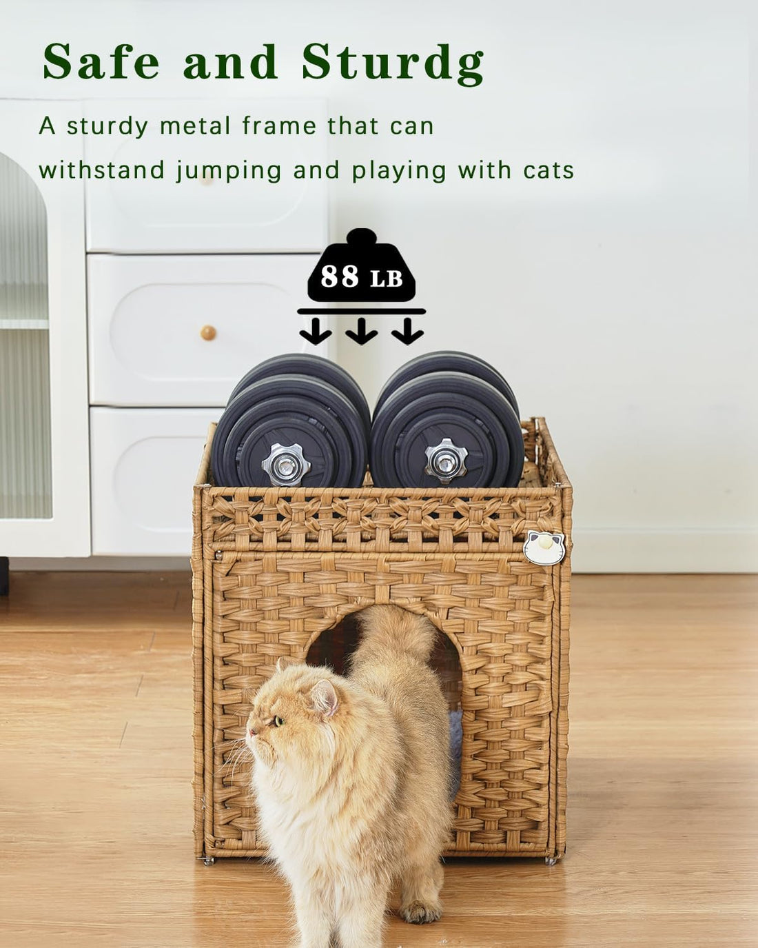 SETVSON Cat Beds for Indoor Cats Extra Large Double Cat Cave
