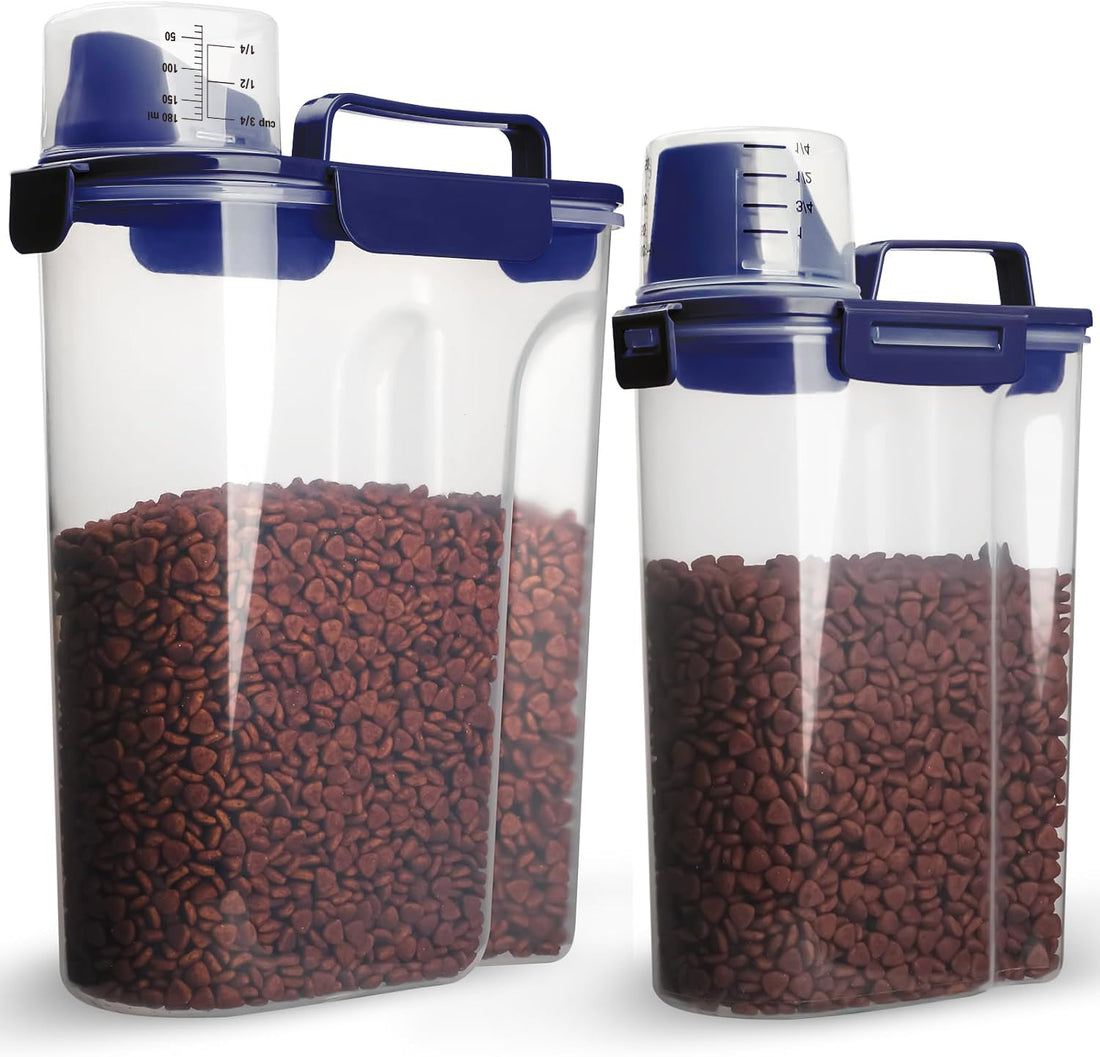 TIOVERY Airtight Pet Food Storage Container with Dispenser