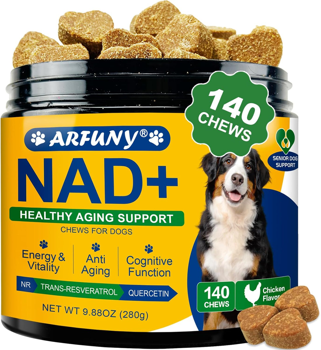 NAD+ Soft Chews for Dogs & L-Lysine for Cats
