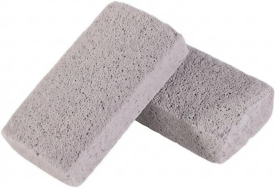 2 Pcs Pet Hair Remover Pumice Stone 3.74x2x1.6 in Dog Cat Fur