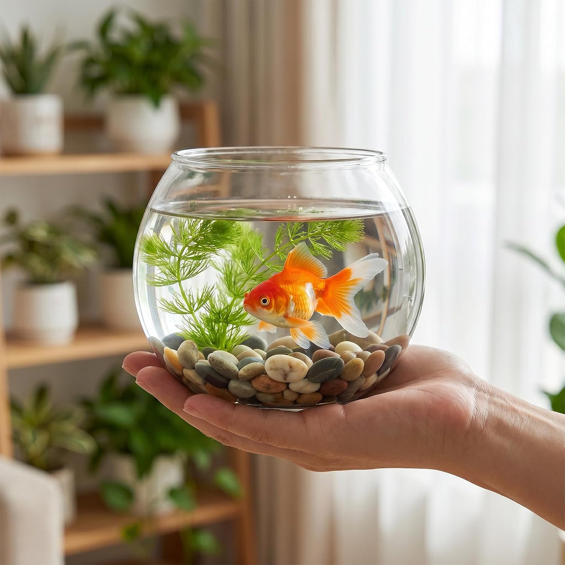 6 Pack Clear Fish Bowls 27oz