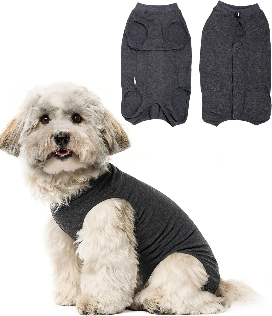 ANWA Recovery Suit for Dogs After Surgery, Breathable Dog Onesie