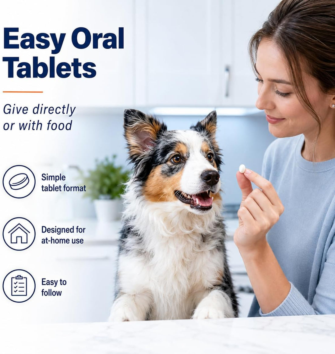 DEWORMER-Canine Tablets,pyrantel pamoate & praziquantel,48 Tablets