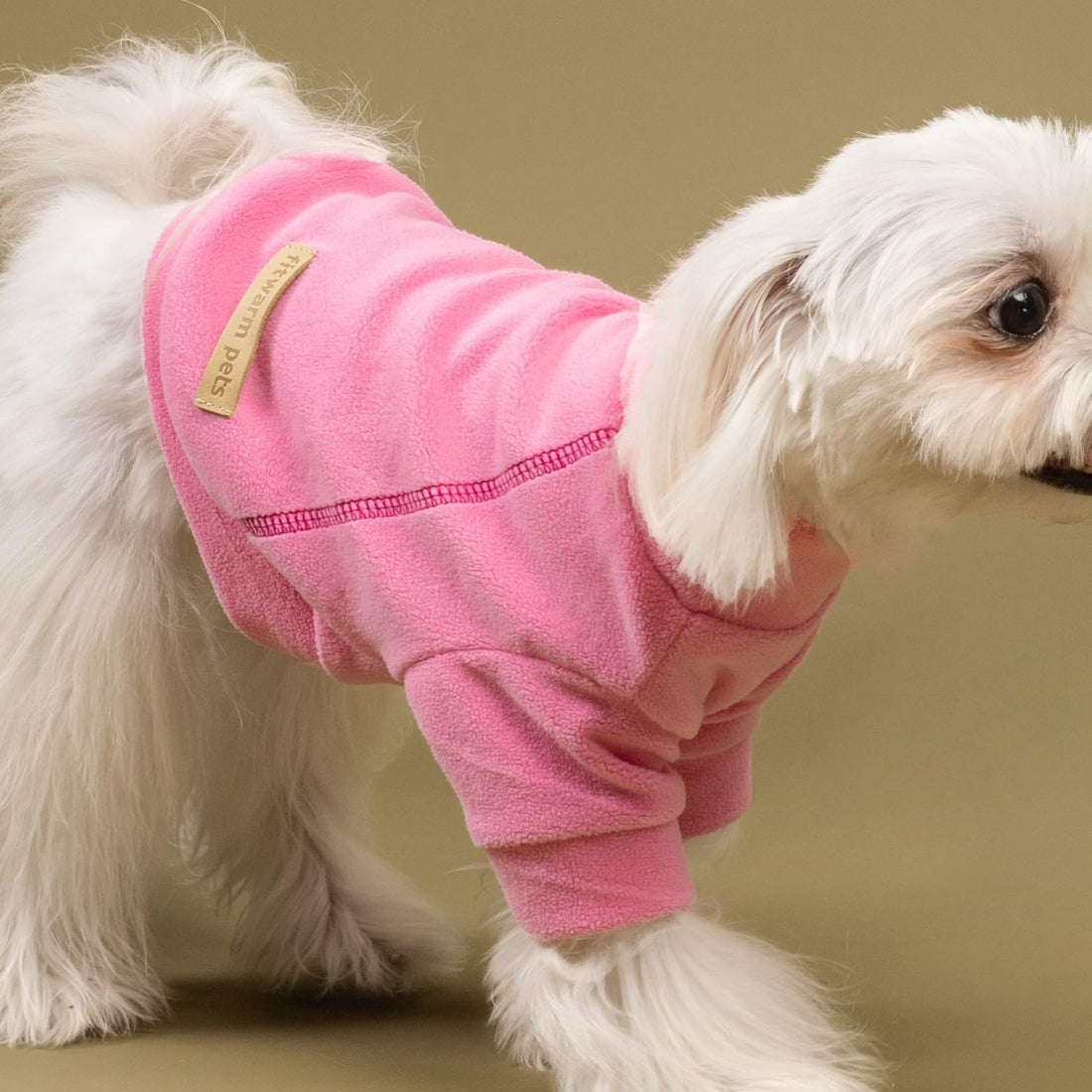 Fitwarm 3 Pack Classic Fleece Dog Sweater, Turtleneck Dog Sweatshirt