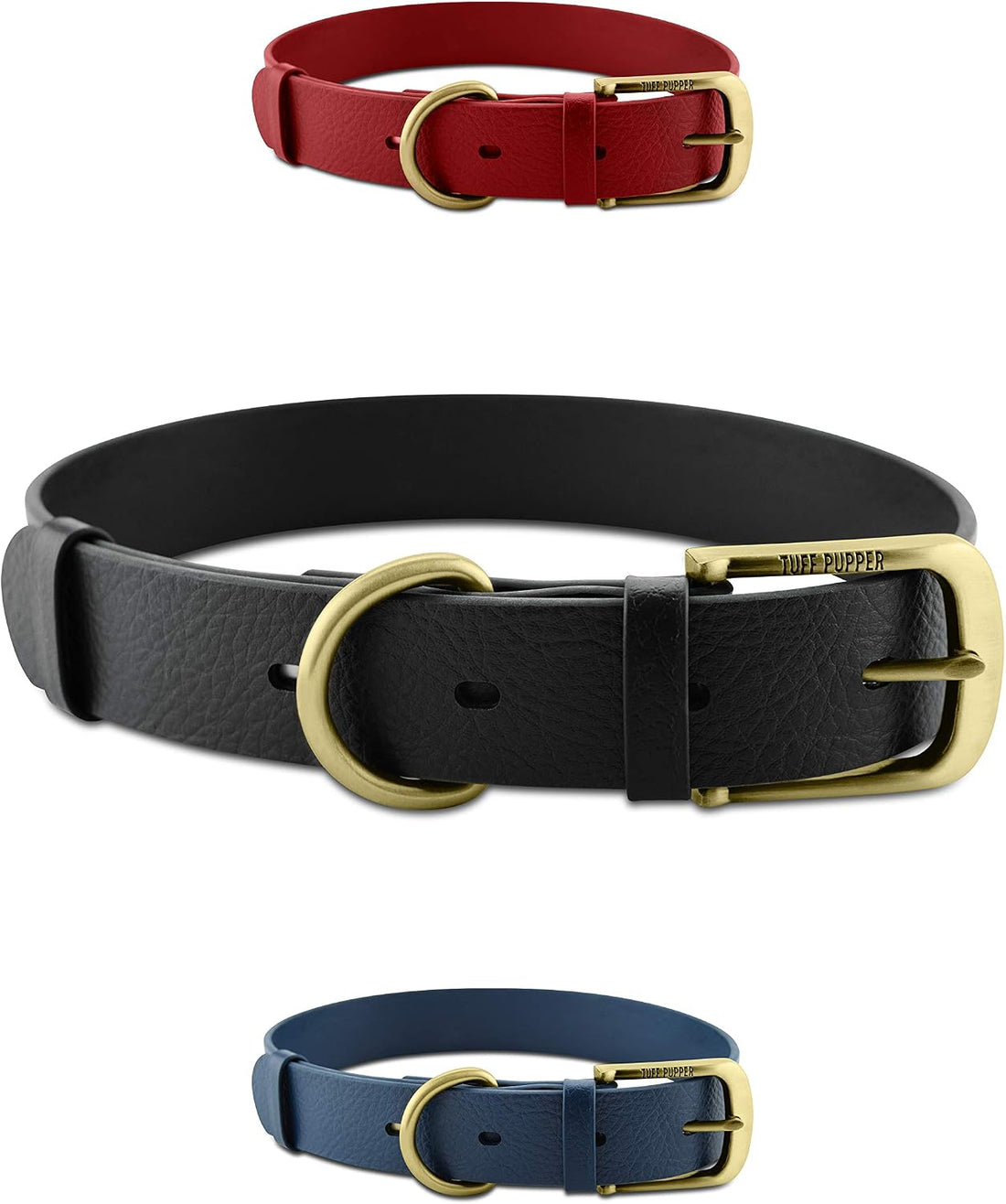 Tuff Pupper Heavy Duty Waterproof Dog Collar for Small