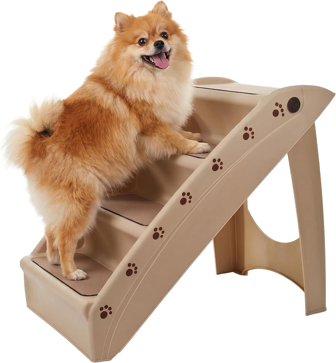 Pet Stairs - Home and Vehicle Foldable Nonslip Dog Steps with 4-Step
