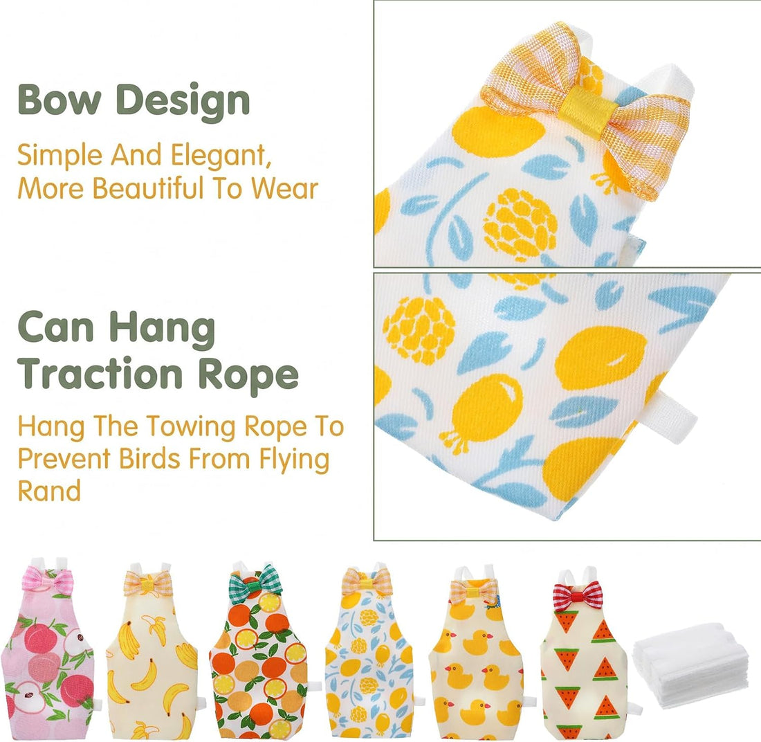 Bird Diaper with Waterproof Inner & Diapers Replacement