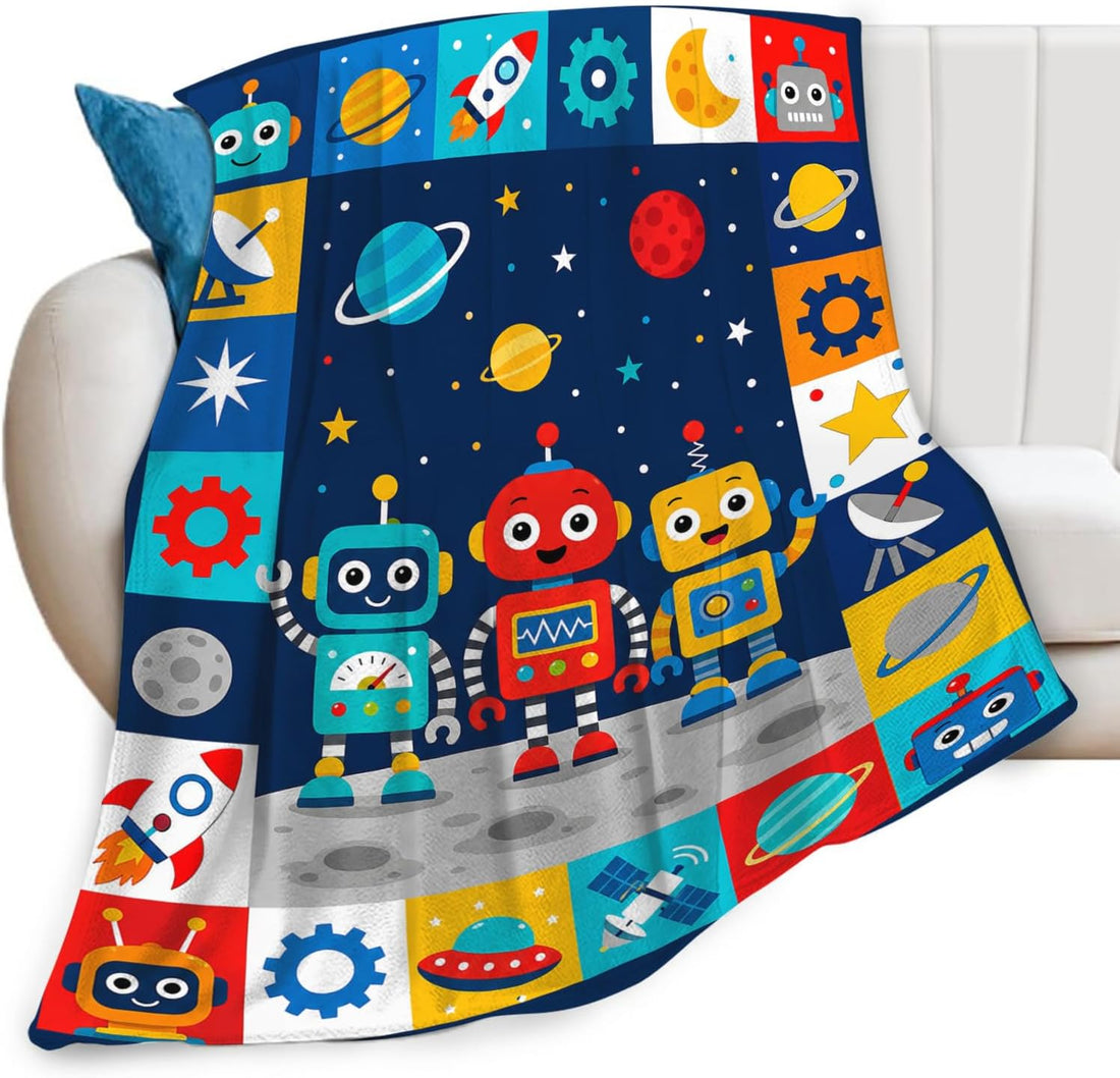 Cute Cats Throw Blanket Cat Lover Gifts for Boys Girls 50"x40"