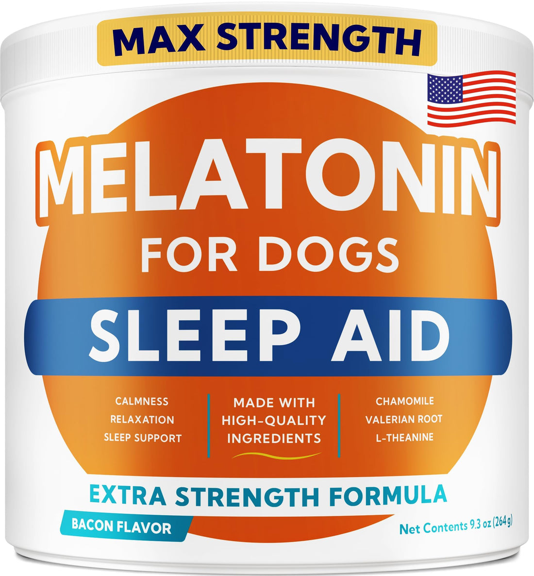 GOODGROWLIES Melatonin for Dogs to Sleep 6mg - Doggie Sleep Aid Treats