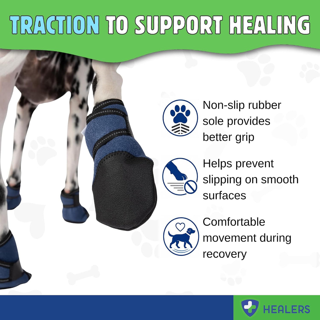 Healers PetCare Medical Dog Boot, Single, No Gauze